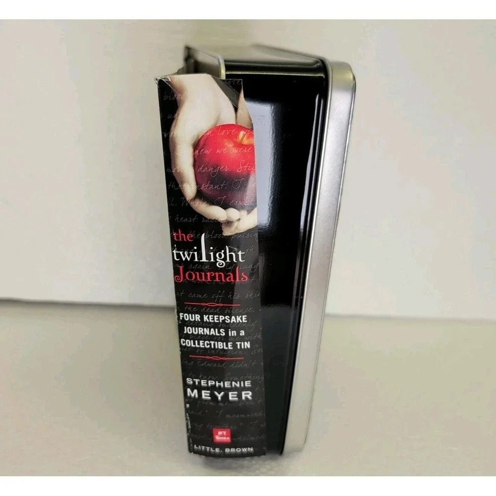 Twilight Saga Journals by Stephenie Meyer (2009, Hardcover) Tin NEW Moon Eclipse